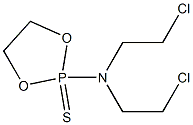 2-[Bis(2-chloroethyl)amino]-1,3,2-dioxaphospholane 2-sulfide Struktur