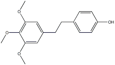 4'-Hydroxy-3,4,5-trimethoxybibenzyl Struktur