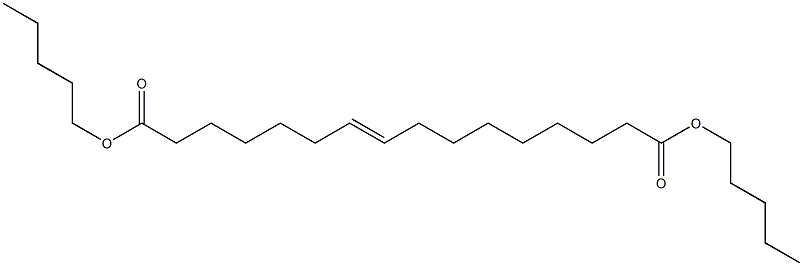 7-Hexadecenedioic acid dipentyl ester Struktur