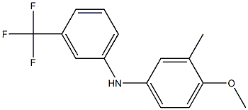 N-(4-Methoxy-3-methylphenyl)-3-trifluoromethylaniline Struktur