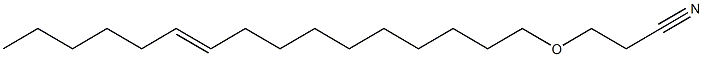 3-(10-Hexadecenyloxy)propiononitrile Struktur