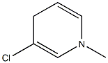 1-Methyl-3-chloro-1,4-dihydropyridine Struktur