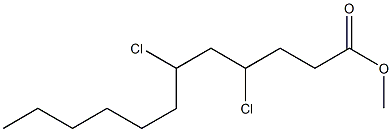 4,6-Dichlorododecanoic acid methyl ester Struktur