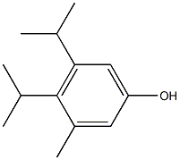 4,5-Diisopropyl-3-methylphenol Struktur