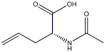 [R,(-)]-2-(Acetylamino)-4-pentenoic acid Struktur