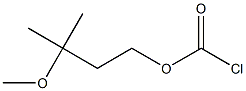 Chloroformic acid 3-methoxy-3-methylbutyl ester Struktur