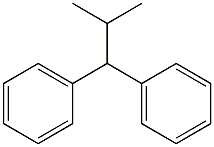 1,1-Diphenyl-2-methylpropane Struktur