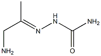 2-(2-Amino-1-methylethylidene)hydrazinecarboxamide Struktur