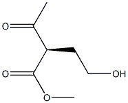 (R)-2-Acetyl-4-hydroxybutyric acid methyl ester Struktur