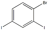 1-Bromo-2,4-diiodobenzene Struktur