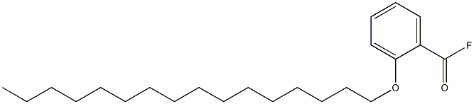 2-(Hexadecyloxy)benzoyl fluoride Struktur