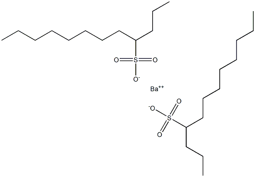 Bis(dodecane-4-sulfonic acid)barium salt Struktur