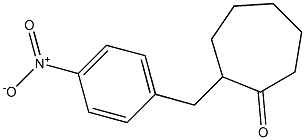 2-(4-Nitrobenzyl)cycloheptanone Struktur