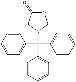 3-Trityloxazolidine-5-one Struktur