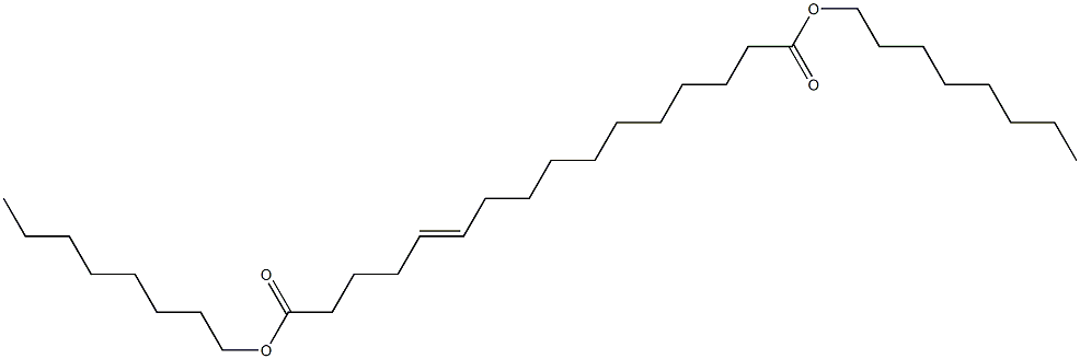 5-Hexadecenedioic acid dioctyl ester Struktur