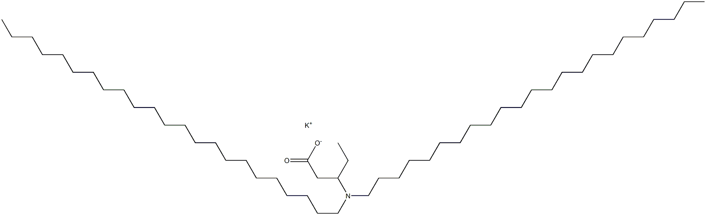 3-(Ditricosylamino)valeric acid potassium salt Struktur