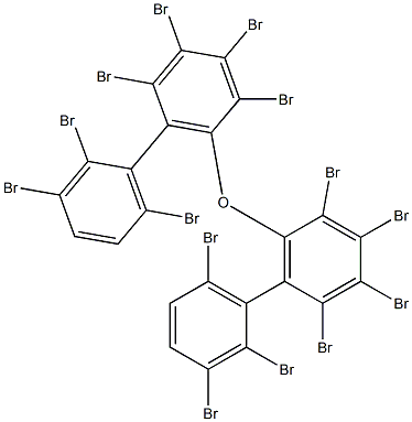 (2,3,6-Tribromophenyl)(2,3,4,5-tetrabromophenyl) ether Struktur