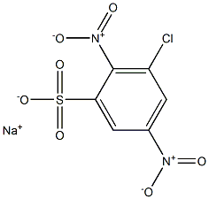 3-Chloro-2,5-dinitrobenzenesulfonic acid sodium salt Struktur