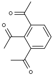 1,2,3-Triacetylbenzene Struktur