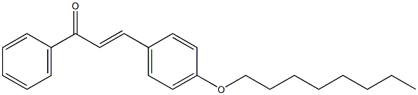 (E)-4-(Octyloxy)chalcone Struktur