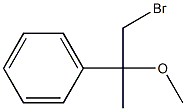 2-Bromo-1-methoxy-1-methylethylbenzene Struktur