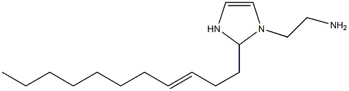 1-(2-Aminoethyl)-2-(3-undecenyl)-4-imidazoline Struktur