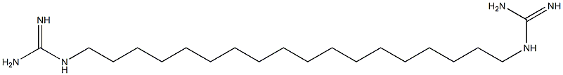 N,N'''-(1,18-Octadecanediyl)bis(guanidine) Struktur