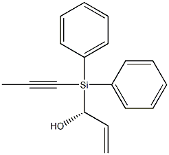 (R)-3-[Diphenyl(1-propynyl)silyl]-1-propen-3-ol Struktur