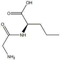 (+)-N-Glycyl-D-norvaline Struktur