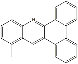 13-Methyldibenz[a,c]acridine Struktur