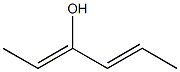 2,4-Hexadien-3-ol Struktur