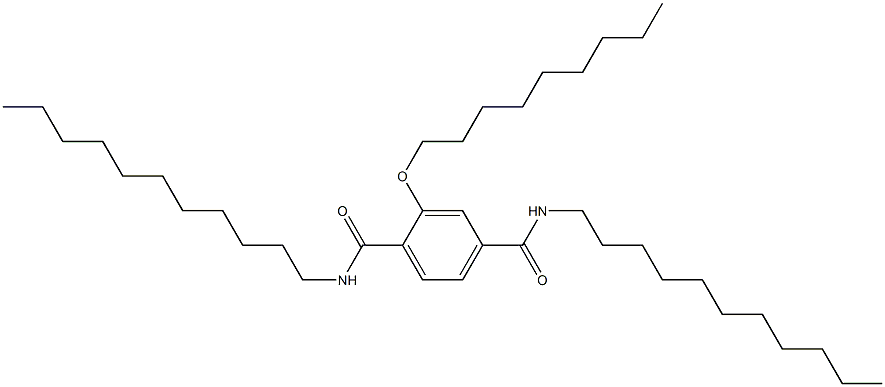 2-(Nonyloxy)-N,N'-diundecylterephthalamide Struktur