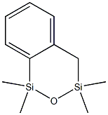 3,4-Dihydro-1,1,3,3-tetramethyl-1H-2,1,3-benzoxadisilin Struktur