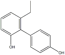 6-Ethyl-1,1'-biphenyl-2,4'-diol Struktur