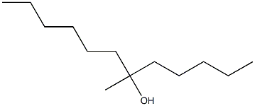 6-Methyl-6-dodecanol Struktur