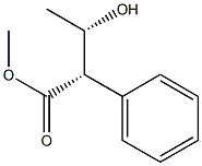 (2S,3S)-2-Phenyl-3-hydroxybutyric acid methyl ester Struktur