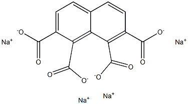 1,2,7,8-Naphthalenetetracarboxylic acid tetrasodium salt Struktur