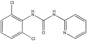 1-[(2,6-Dichlorophenyl)]-3-(pyridin-2-yl)urea Struktur