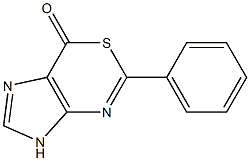 5-Phenylimidazo[4,5-d][1,3]thiazin-7(3H)-one Struktur