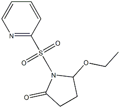 5-Ethoxy-1-(2-pyridylsulfonyl)pyrrolidin-2-one Struktur