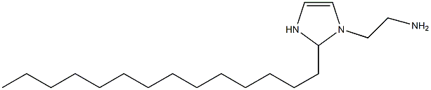 1-(2-Aminoethyl)-2-tetradecyl-4-imidazoline Struktur