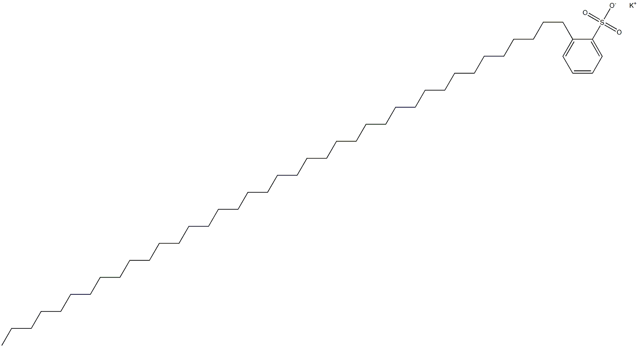 2-(Nonatriacontan-1-yl)benzenesulfonic acid potassium salt Struktur