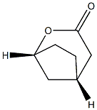 (1R,5S)-2-Oxabicyclo[3.2.1]octan-3-one Struktur