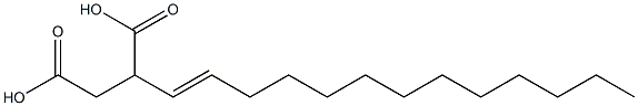 2-(1-Tridecenyl)succinic acid Struktur