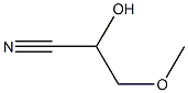 2-Hydroxy-3-methoxypropanenitrile Struktur