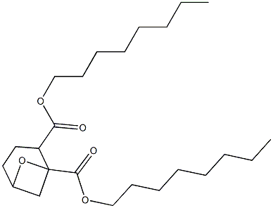 7-Oxabicyclo[3.1.1]heptane-1,2-dicarboxylic acid dioctyl ester Struktur