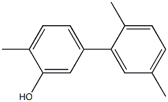 2-Methyl-5-(2,5-dimethylphenyl)phenol Struktur