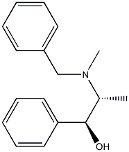 (1S,2R)-1-Phenyl-2-(methylbenzylamino)propane-1-ol Struktur