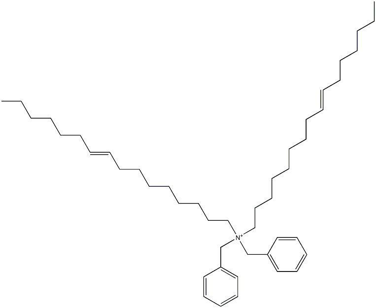 Di(9-hexadecenyl)dibenzylaminium Struktur