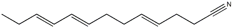 4,8,10-Tridecatrienenitrile Struktur